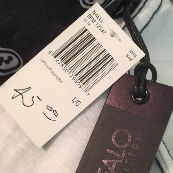 Buffalo David Bitton Men’s Tee In L/G NWT in White - Picture 10 of 11